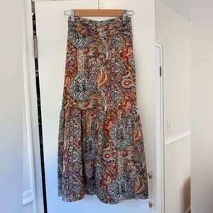 Yakira Bella patterned maxi skirt